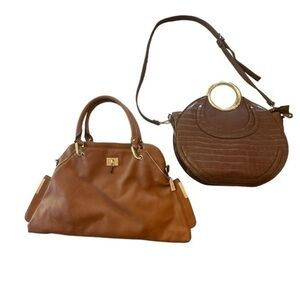 Big Buddha Bag Shoulder Bag BOGO brown large purse EST. 1946 crossbody 2 for 1